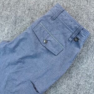 7 Diamonds Mens 29 Blue Velocity Performance Golf Shorts Ripstop Stretch Casual